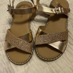 Tucker + Tate Glittery Gold Kids Sandals